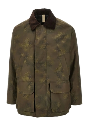 Sunflower corduroy-collar jacket - Green