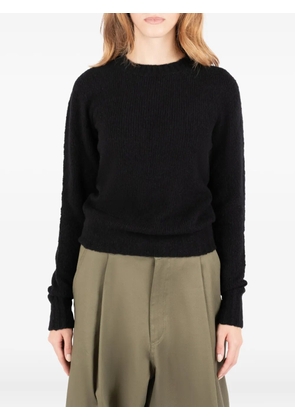 Société Anonyme Peggy long-sleeve knitted sweater - Black