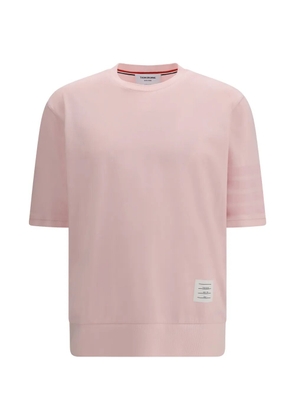 Thom Browne stripe-detail T-shirt - Pink