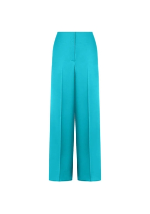 PINKO wide-leg satin trousers - Green