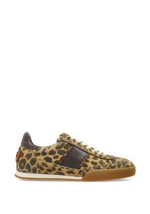 ETRO leopard-print sneakers - Brown