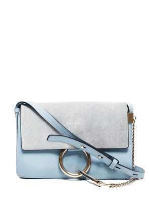 Chloé Pre-Owned 2000-2020s small Faye leather cross body bag - Blue