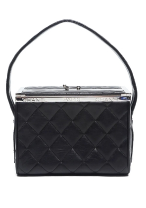 CHANEL Pre-Owned 1994-1999 lambskin quilted handbag - Black