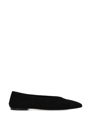 Aeyde pointed toe suede shoes - Black