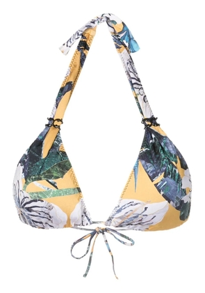 Clube Bossa floral bikini top - Blue