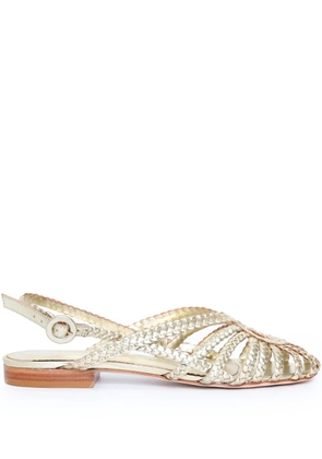 Sarah Chofakian Nudo slingback pumps - Gold