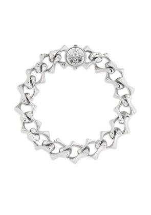 Emanuele Bicocchi Sharp chain logo bracelet - Silver