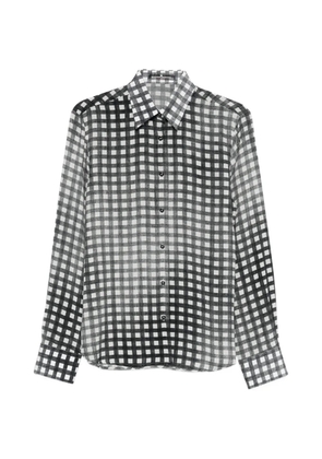Ermanno Scervino checkered shirt - Black