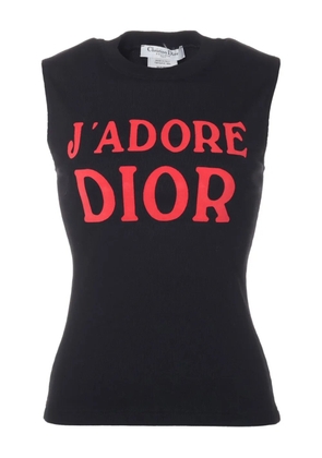 Christian Dior Pre-Owned J'adore Dior sleeveless shirt - Black