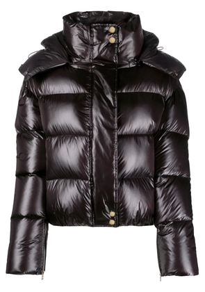 Patrizia Pepe hooded puffer jacket - Black