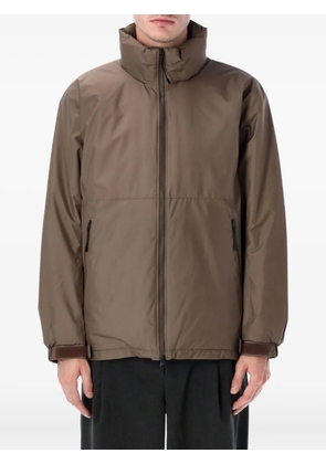 Goldwin zip-up long-sleeve padded jacket - Brown