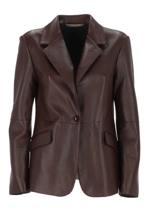 The Jackie Leathers button pocket jacket - Brown