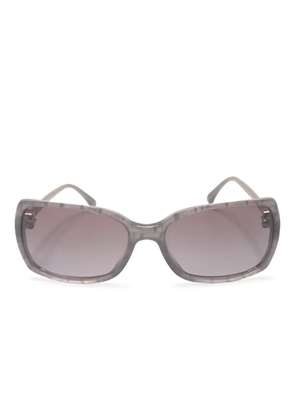 CHANEL Pre-Owned 2000s CC Mark square-frame sunglasses - Grey