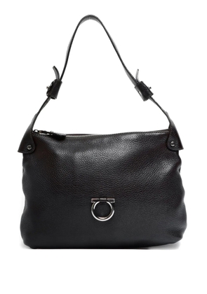 Ferragamo Pre-Owned 2015-2025 Ganchini leather shoulder bag - Brown