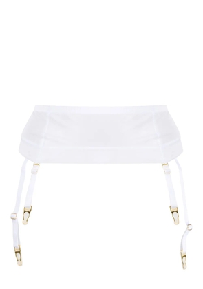 Maison Close Corps à Corps Garter belt - White