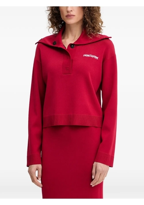 Patrizia Pepe button-fastening sweater - Red