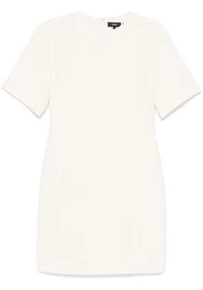 Theory Boxy mini dress - White