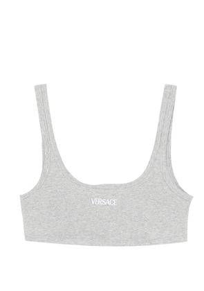 Versace ribbed bra - Grey