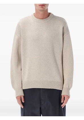 colorful standard crew-neck long-sleeve sweater - Neutrals