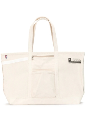 As2ov Alberton canvas tote bag - Neutrals