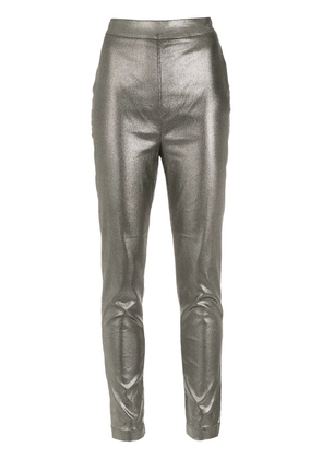 Olympiah metallic-effect high-waisted leggings