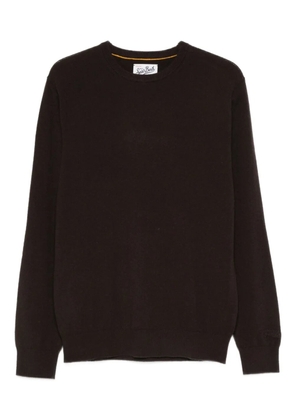 MC2 Saint Barth Regent Merino crew neck sweat - Brown