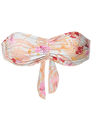 Clube Bossa floral-print bandeau bikini top - Pink