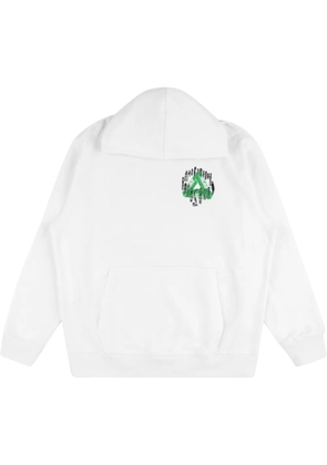Palace Jheeze logo-print hoodie - White