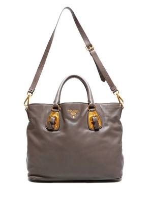 Prada Pre-Owned 2010s leather tote bag - Brown