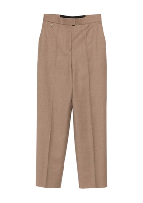 Agnona button-pocket tailored trousers - Brown