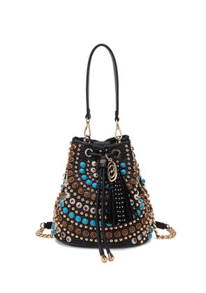 La Carrie Andromeda beaded bucket bag - Black
