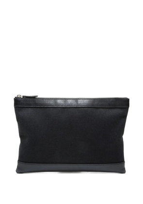 Balenciaga Pre-Owned 2006-2018 canvas clip-on clutch bag - Black