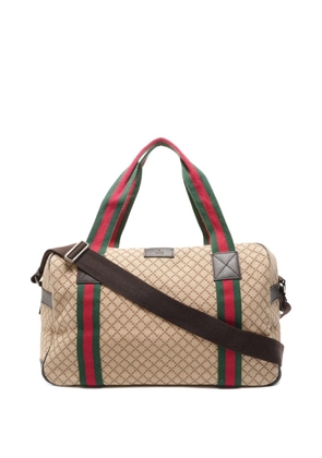 Gucci Pre-Owned 2000-2020s Diamante boston bag - Neutrals