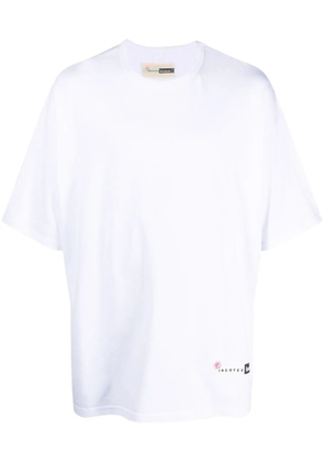 Incotex logo-print short-sleeve T-shirt - White