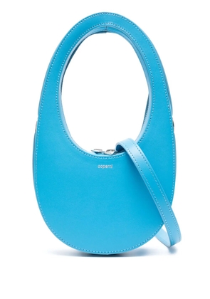 Coperni mini Swipe leather crossbody bag - Blue