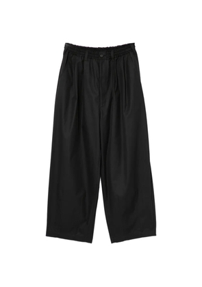 Comme des Garçons Homme cotton wide-leg trousers - Black