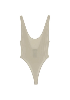 WARDROBE.NYC sheer tank bodysuit - Neutrals