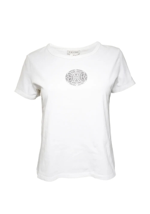 Celine Pre-Owned 1990-2000s logo-detail T-shirt - White