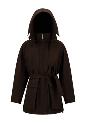 Herno hooded belted jacket - Brown