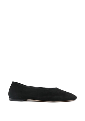 TOTEME suede ballerina shoes - Black