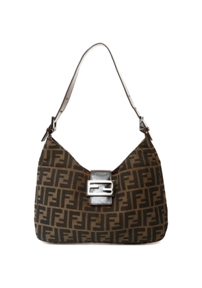 Fendi Pre-Owned 1990-2000s small Zucca canvas shoulder bag - Brown