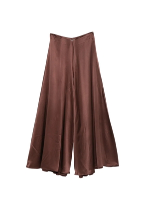 RUOHAN silk wide-leg trousers - Red