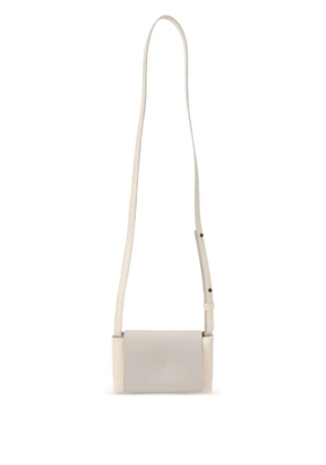 Zucca leather shoulder bag - Neutrals