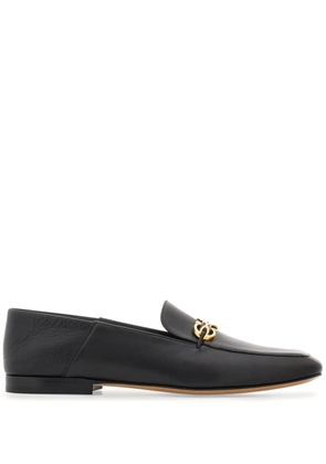 Ferragamo Gancini-charm leather loafers - Black