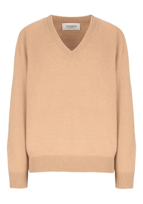Laneus V-neck sweater - Neutrals