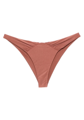 PatBO ruched bikini bottom - Brown