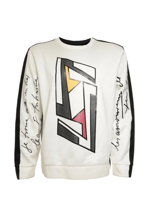 Fendi Pre-Owned 2015-2025 logo sweater - Neutrals