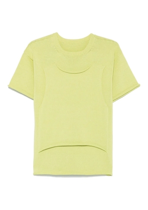 Issey Miyake knitted T-shirt - Green