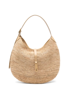 Polo Ralph Lauren large Polo ID woven shoulder bag - Neutrals