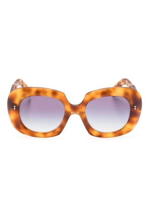 Cutler & Gross tortoiseshell square-frame sunglasses - Brown